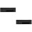 2Pcs Steel Plastic Hard Disk Mounting Kit Black Front Bay Adapter 7