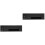 2Pcs Steel Plastic Hard Disk Mounting Kit Black Front Bay Adapter 5