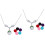 2Pcs Essential Oil Diffuser Choker Aromatherapy Locket Chain Necklace 4