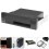 2Pcs Steel Plastic Hard Disk Mounting Kit Black Front Bay Adapter 10