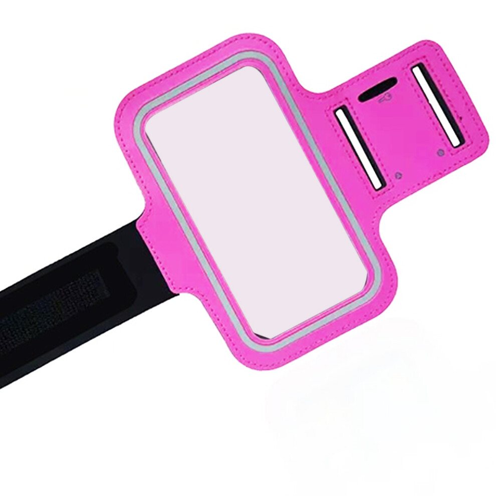 5Pcs Rosy Neoprene Running Arm Bags For Mobile Phones With Key Storage 3364257190110