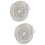 2Sets Silberne Rolloschnur Perlenkette Für Vorhang , Langlebig 9