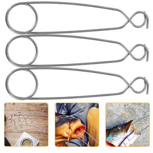 9Pcs Stainless Steel Fish Durable Camping Tool Silver 1