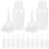 60Pcs Plastic Hair Coloring Bottle White Pe Durable Refillable Storage 1