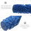 3Pcs Patterned Wall Decoration Paint Rollers Rubber Blue for DIY Use 7