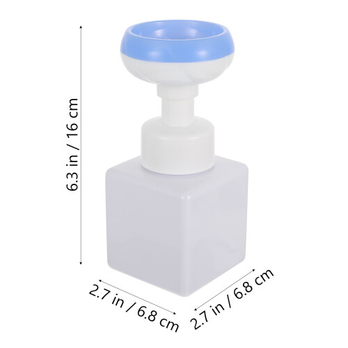 2Stk Wiederverwendbare Aufschäumbare Reiseflasche Plastik Pet 1