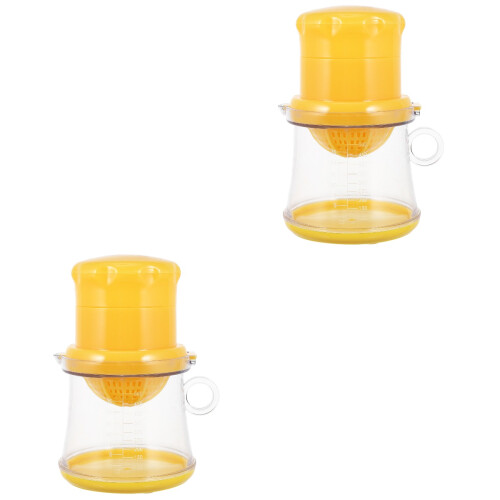 2Pcs Handheld Orange Fruits Squeezer Presser Manual Juice Extractor 2