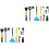 20 Pcs Hair Keyboard Cleaning Brush Multi-Function Dust Remover 3