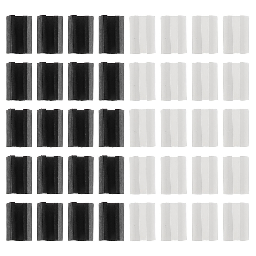 240Pcs Plastic Chair Feet Protectors Assorted Color Table Foot Covers 3221030135228