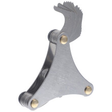 5pcs Template Metric System Stainless Steel