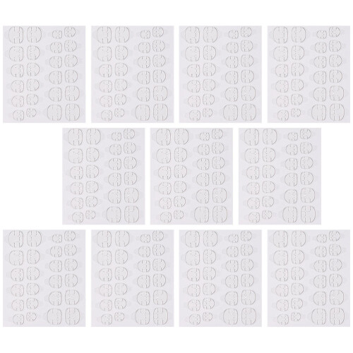 80 Sheets Double Sided Nail Adhesive Stickers Invisible Nail Tabs 2