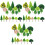 165 Pcs Mixed Mini Fake Trees For Diy Model Scenery Landscape 3