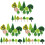 165 Pcs Mixed Mini Fake Trees For Diy Model Scenery Landscape 2