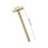 Hammer Screwdriver Combination Tool Convenient Small Golden 2