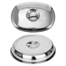 6Pièces Couvercles Acier Pour Cuisine Protection Alimentaire
