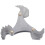 5pcs Template Metric System Stainless Steel 3
