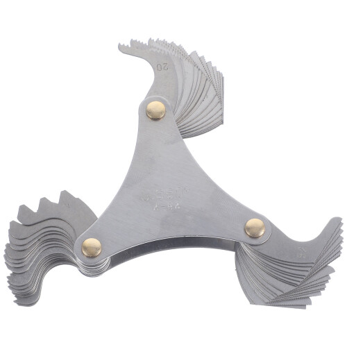 5pcs Template Metric System Stainless Steel 2