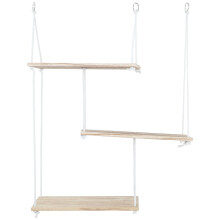 Floating Wall Shelf Rustic Rope Decor For Bohemian Home Corner Plant Rack Bathroom Decor