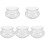 5Pcs Clear Betta Fish Tank For Goldfish Desktop Aquarium 3