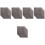 20Pcs Practical Grey Rabbit Joint Bed Warm Mat for Small Pets 4