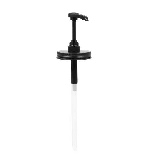 4Pcs Black Syrup Pump for Restaurant Use Bottle Dispenser 1