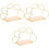 3 Pieces Wall Shelf Floating Modern Design Baby Child 5