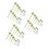 87 Pcs Plastic Palm Tree Miniatures For Diy Sand Table Diorama 7