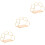 3 Pieces Wall Shelf Floating Modern Design Baby Child 7