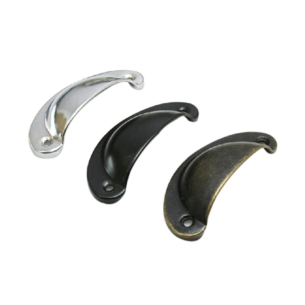 8Pcs Bronze Iron Semicircle Cupboard Knobs Vintage Door Pulls 3221030161050