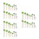 87 Pcs Plastic Palm Tree Miniatures For Diy Sand Table Diorama 5