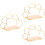 3 Pieces Wall Shelf Floating Modern Design Baby Child 8