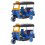 2Pcs Thailand Tricycle Model Pull Back Simulation Alloy Tricycle 4