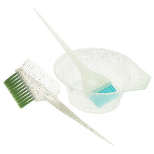 One Set Hair Coloring Brush And Dye Mixing Bowl For Barbers