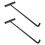 4Pcs Black Stainless Steel Manhole Lid Lifter Hook Practical Home Tool 1