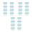 24Pcs Sky-Blue Plastic Refillable Moisture Absorber Box Leakproof Case 5