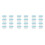 24Pcs Sky-Blue Plastic Refillable Moisture Absorber Box Leakproof Case 4
