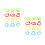 24 Pcs Diy Colored Clay Cutter Set With Embossing Molds And Tools 8