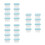 24Pcs Sky-Blue Plastic Refillable Moisture Absorber Box Leakproof Case 6