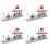 4Pcs Diy Subway Station Platform Decorative Accessory Fake Prop 6