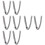 8Pcs Durable Grey Hard Hat Chin Straps Adjustable Accessories 7