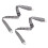8Pcs Durable Grey Hard Hat Chin Straps Adjustable Accessories 10