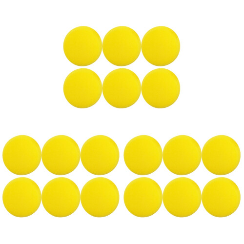 18Pcs Yellow Sponge Paint Brushes for Kids Durable and Easy Use 1