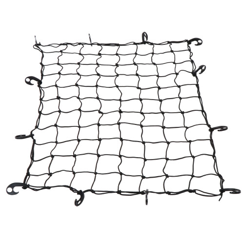 Black Rubber Elastic Cargo Net Durable Car Trunk Organizer