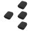 4Pcs Compact Oxford Cloth Headset Organizing Pouch Black 6