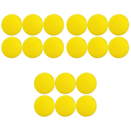 18Pcs Yellow Sponge Paint Brushes for Kids Durable and Easy Use 2