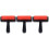 3Pcs Red Painting Rollers Handy Rolling Wheel Glue Ink Stamping Tools 4