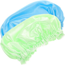 10Pcs Assorted Satin Bonnet Shower Caps Hair Wraps for Curly Hair