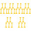 30Pcs Multifunctional Yellow Plastic Clips for Artists and Easels 7
