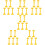 30Pcs Multifunctional Yellow Plastic Clips for Artists and Easels 11
