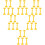 30Pcs Multifunctional Yellow Plastic Clips for Artists and Easels 9